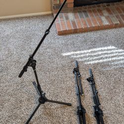 Three DR Pro Mic Stands