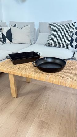 Lodge Cast Iron Skillet 12 inch and Roasting Pan Set