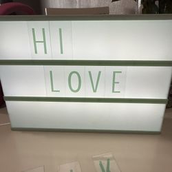Light Box with Letters - LED Light Box, Room Decor Sign