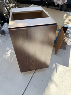 Dark Walnut Cabinet / Drawer