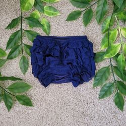 Baby Girl Laced Ruffled Bloomers (0-3 Months)