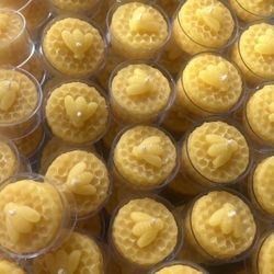 beeswax tea candles 