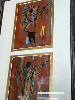 le: Abstract / modern / jazz musician theme