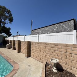 Vinyl Fence Privacy Topper 