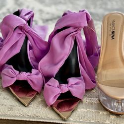 Fashion Nova Wrap Around Heels