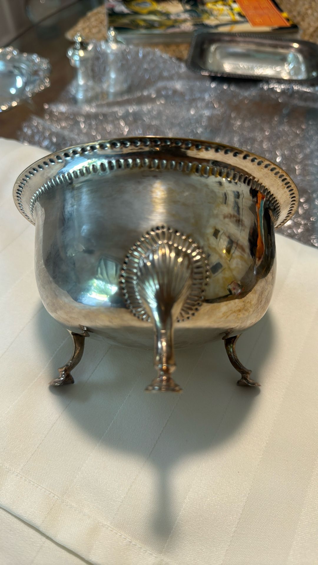 Silver plated bowl