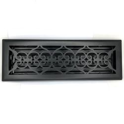 Signature Hardware Old Victorian Black Floor Register FR1300.414.BLK 4x14