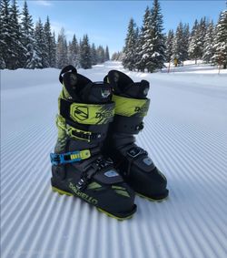 Size 8.5us.  Dalbello Kyra Fusion women’s downhill ski boots