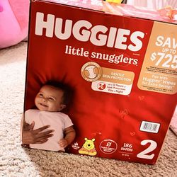 Size 2 Huggies 186 Count