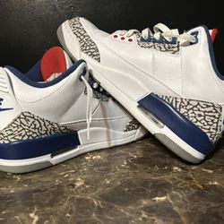 Size 10 - Jordan 3 Retro OG Mid True Blue