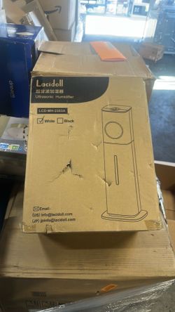 [332].  LACIDOLL 8L Humidifier for Bedroom with Night Light Diffuser, White Large room coverage, quiet run, adjustable humidity, leak-proof top fill c