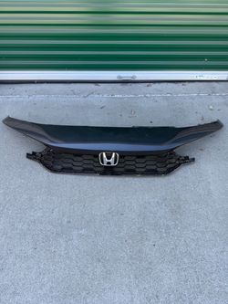 2025-Honda civic grille & bumper upper molding