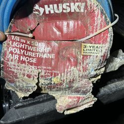 Air Hose, 50 Feet x 1/4 Inch, 300psi 