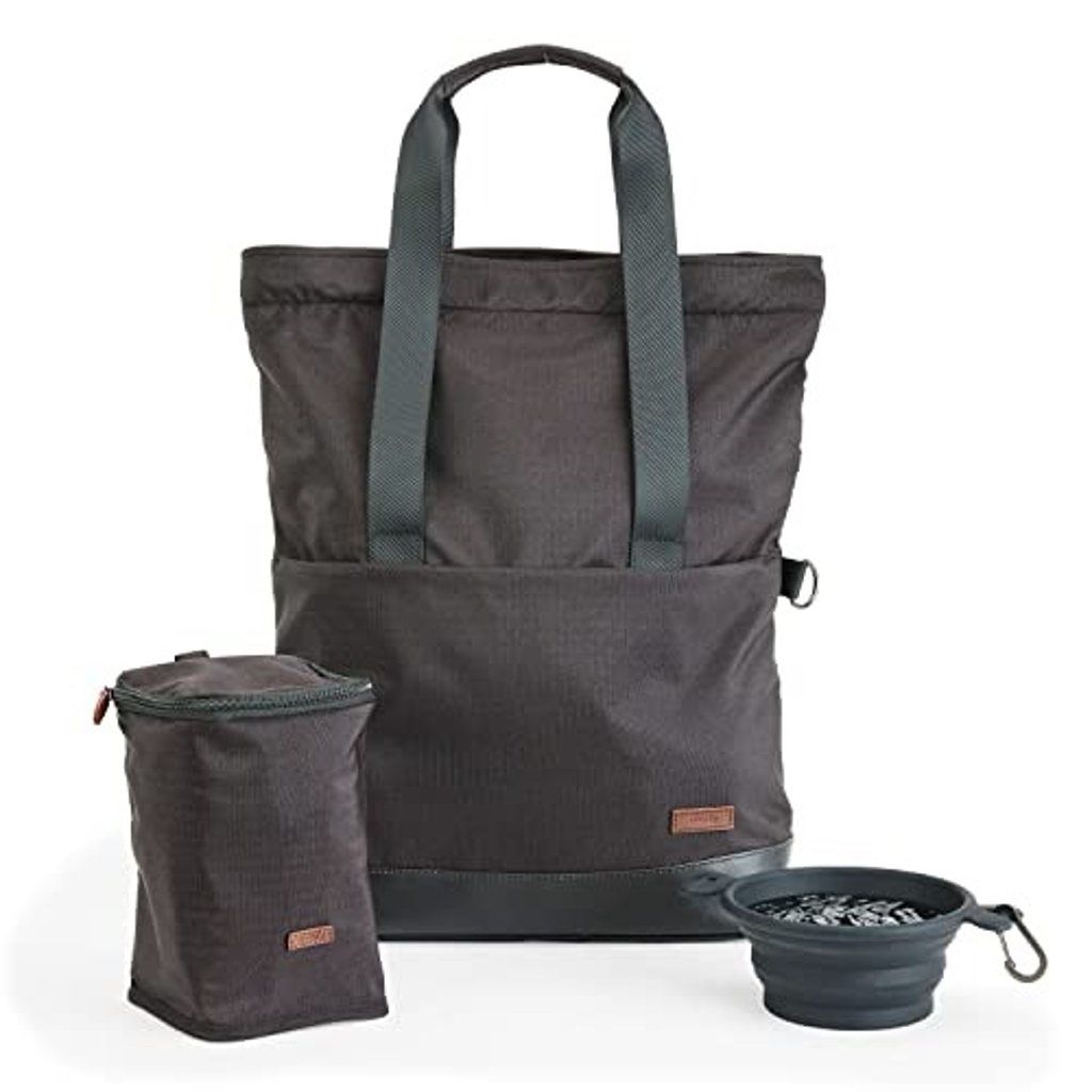 Reddy Weekender Bag for Dogs, 13 L X 6 W X 19 H, Medium, Black