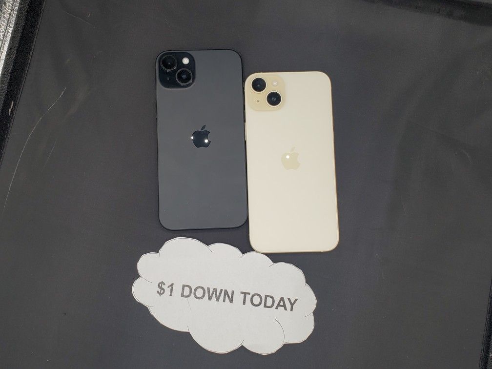 Apple iPhone 15 - Pay $1 DOWN AVAILABLE - NO CREDIT NEEDED