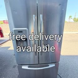 Maytag French Door Stainless Steel Refrigerator with Ice Maker