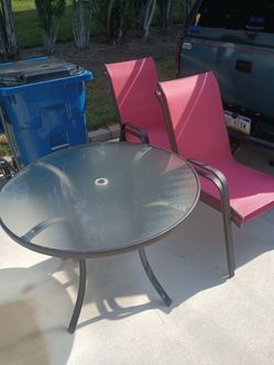Patio table & chairs