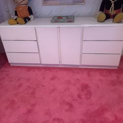 White Formica Dresser