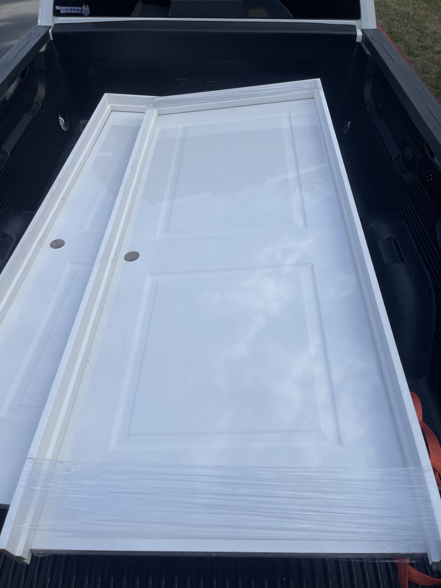 Door with frame
