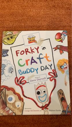 Toy Story 4 Forky in Craft Buddy Day