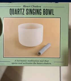 Brand New Quartz Singing Bowl 