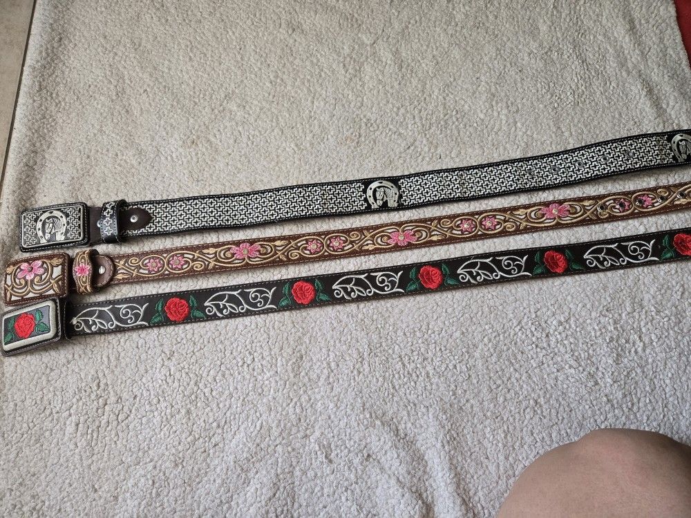 Western Women Men Belts.