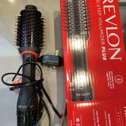 Revlon One Step Volumizer PLUS 2.0 Hair Dryer and Hot Air Brush | Dry and Style (Black)