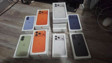 Empty iphone boxes