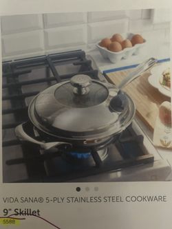 Princess house Vida Sana 9” kitchen cookware skillet pan