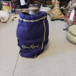 Empty Crown Royal Bottle With Pouch