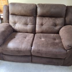 Brown Electric Recliner 