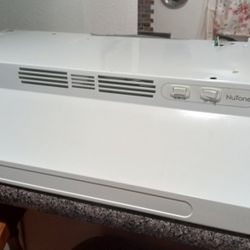 NuTone Over The Range Ventilating Hood & Hotpoint Range Stove