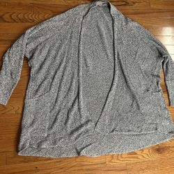 Express Women's Gray Cardigan Sweater Size M