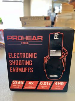 Electronic Shooting Earmuffs