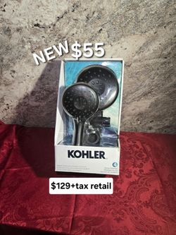 New kohler dual head shower kit $129+tax retail