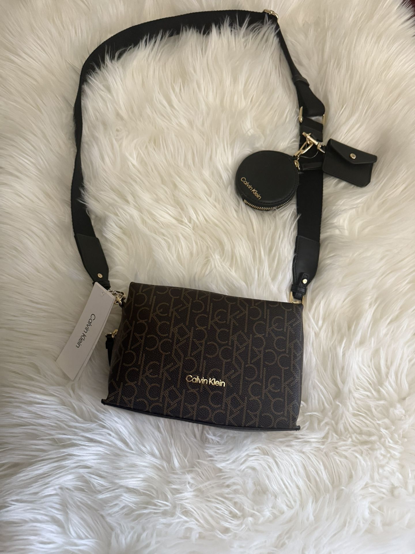 Calvin Klein Brown Crossbody Bag