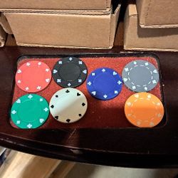 Over 2,000 Plastic poker chips