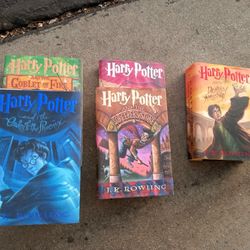 6- Hardcover Harry Potter Books