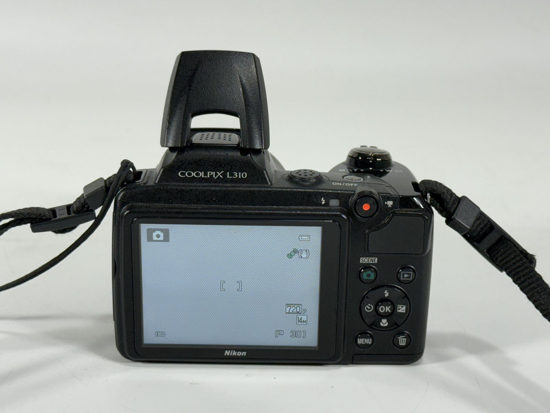 Nikon COOLPIX L310 Black Digital Camera with Wide 21x