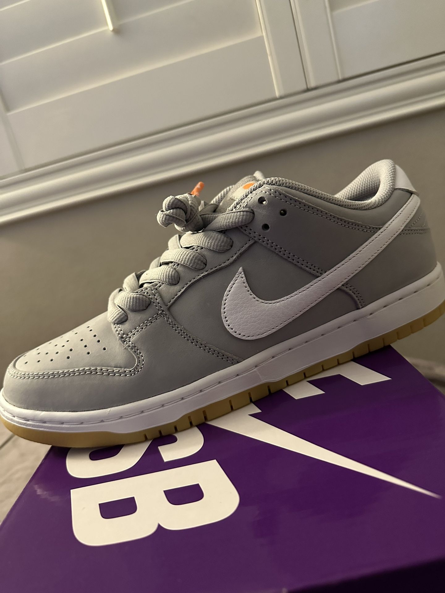 Nike Sb Dunk Orange Label Wolf Grey