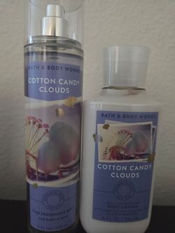 Cotton candy clouds set bbw $17