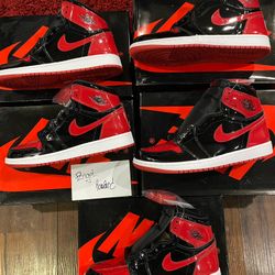 Patent Bred Jordan 1