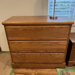 Solid Wood 3 Drawer Dresser