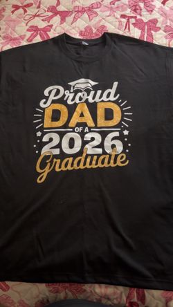New Proud dad Grad tshirt size 2XL $12