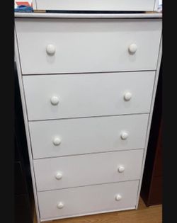 Jumbo Dresser 5 Drawers Compress Wood