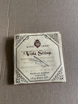 Viola Strings Set A, D, G, and C Size 13"