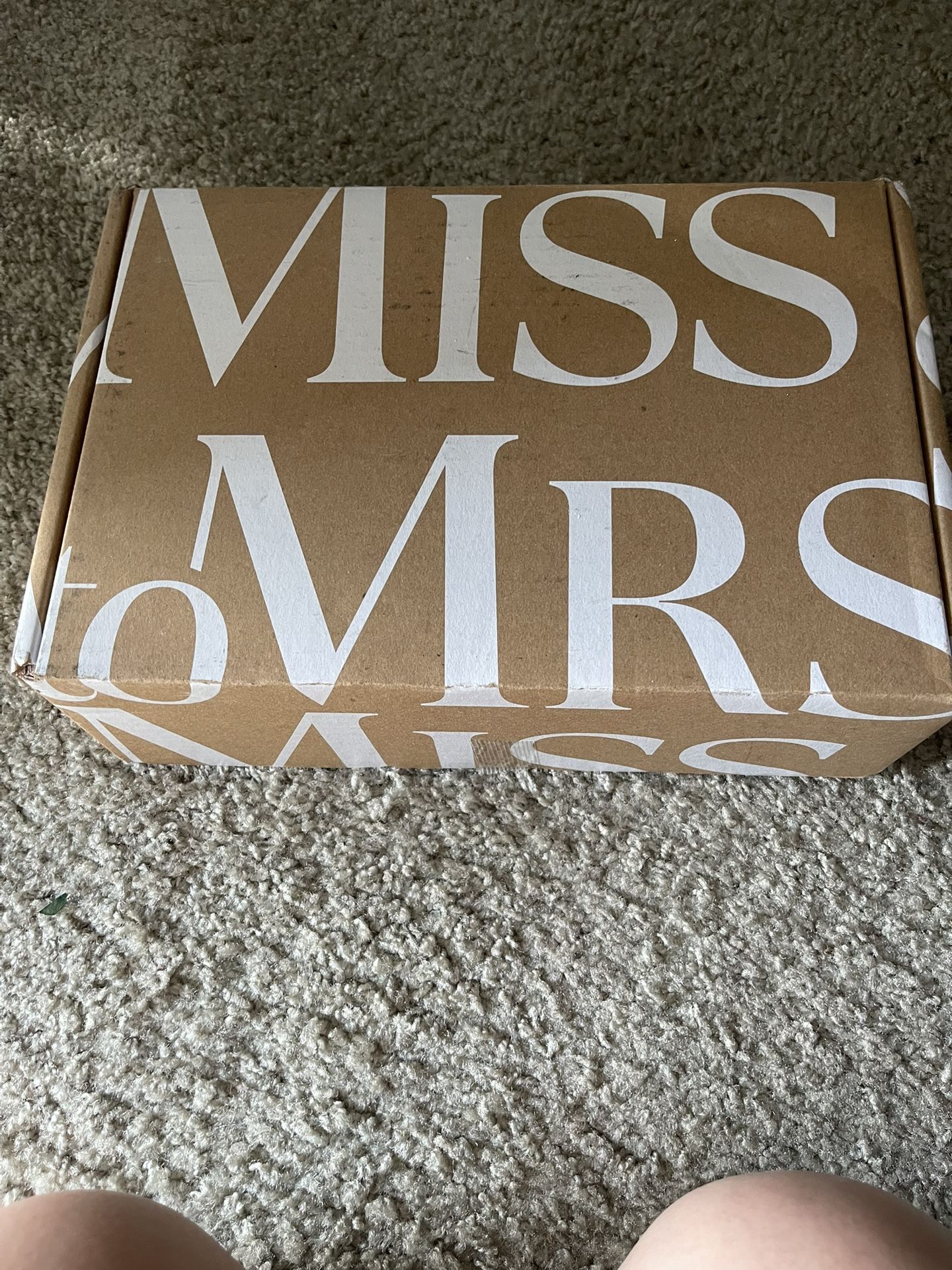Miss To Mrs Box