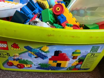 Bucket of legos