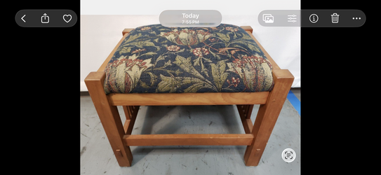 Stickley Wooden Craftsman Style Foot Rest