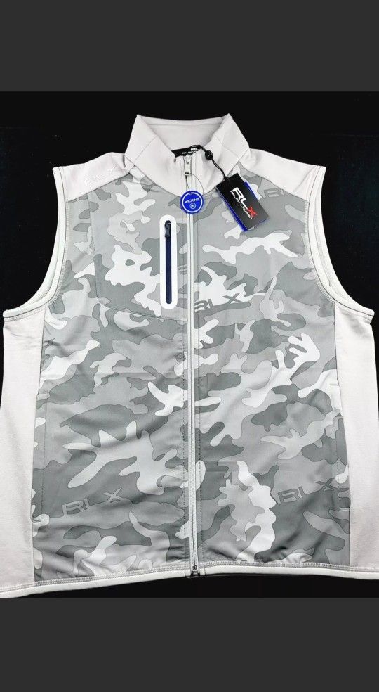 Ralph Lauren Golf Camo Tech Terry Vest Jacket 